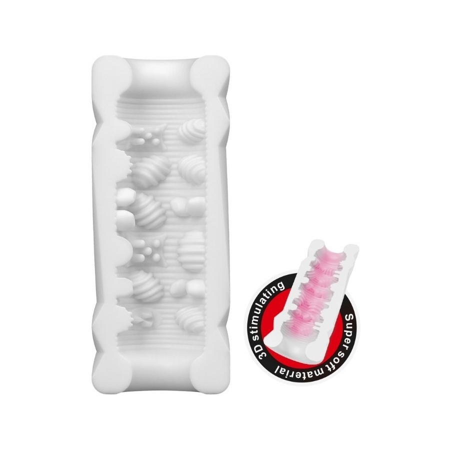 Super Soft Material 3d Stimulating Kola Kutusu Şeklinde Mastürbatör