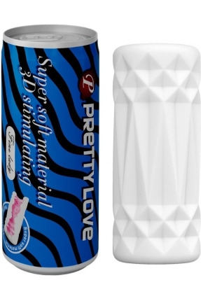 Super Soft Material 3d Stimulating Kola Kutusu Şeklinde Mastürbatör Mavi